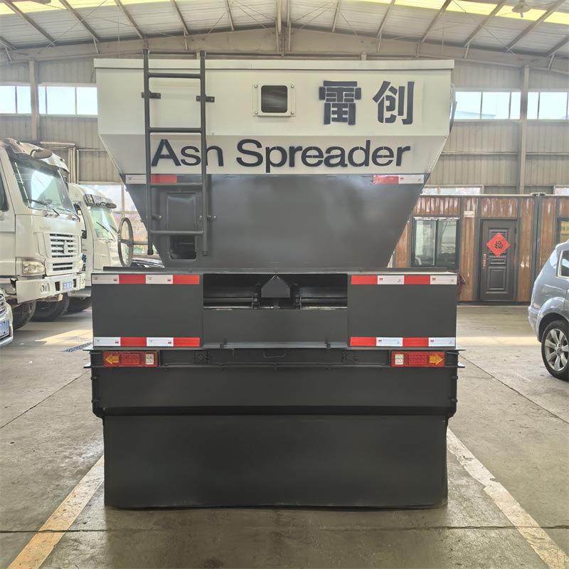 一体式灰料撒灰车8方消解白灰撒布机全封闭不扬尘