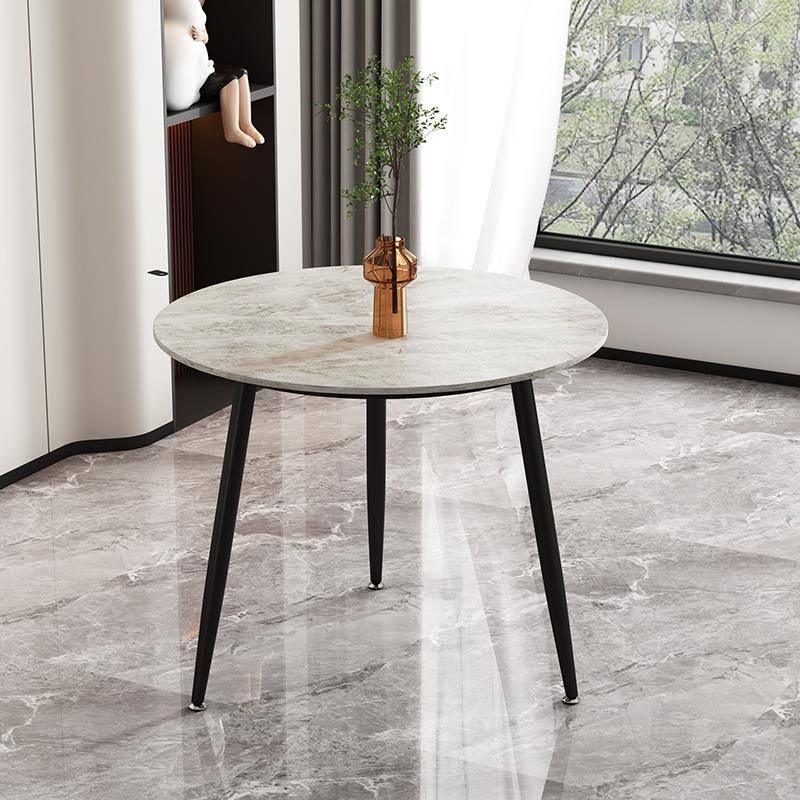 0A金属圆形桌腿支架阳台茶桌腿沙发岩板组合茶几边几脚架支撑可定