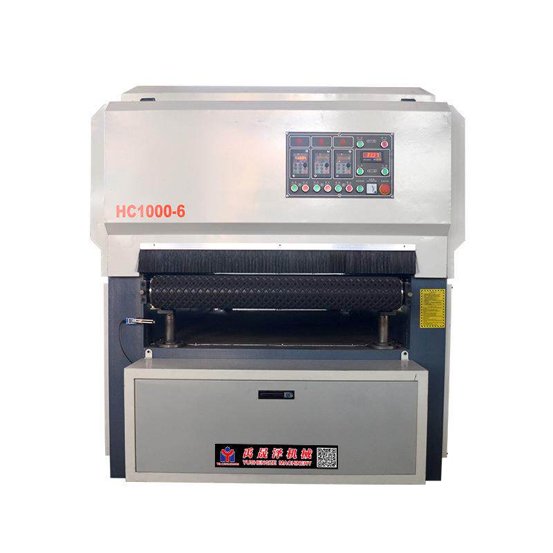 木工全自动打磨机抛光机木工机械木门吸塑门板橱柜门板抛光机