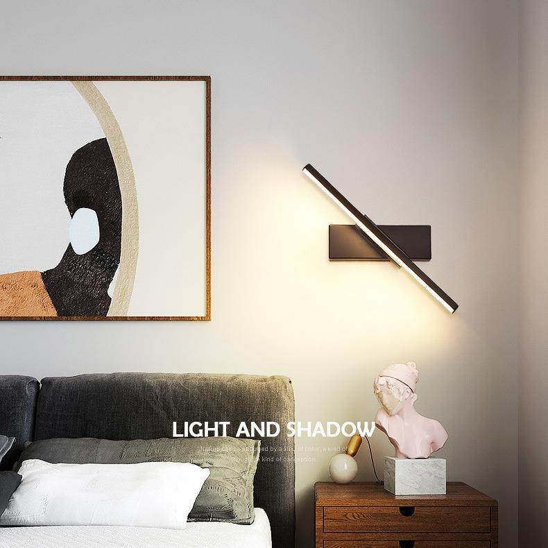 轻奢床头壁灯 现代简约客厅卧室楼梯阳台过道LED阅读壁灯