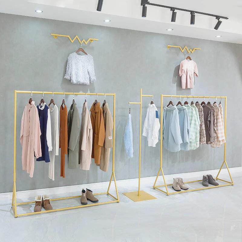 服装店服装架落地式展示架女装店童装店货架简约挂衣帽架衣架子