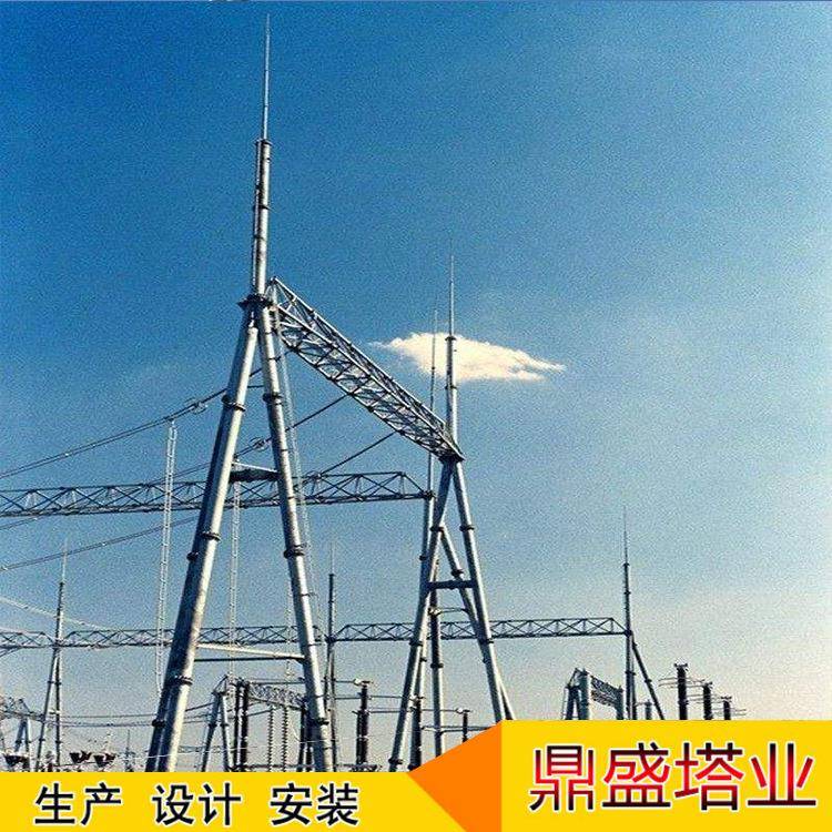 热镀锌电力架构升压站构架架构塔塔运输便捷高压钢杆电力构架