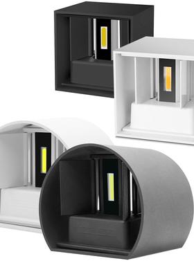 户外led壁灯方形防水楼梯灯墙壁灯客厅卧室壁燈walllight