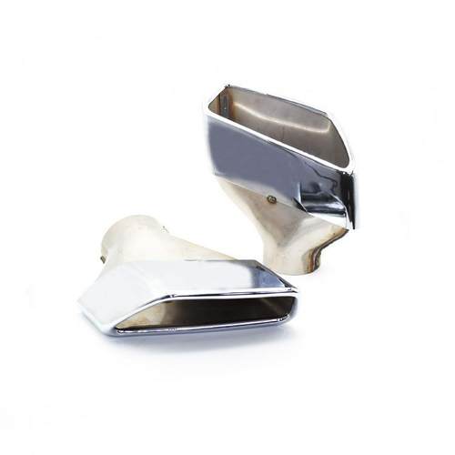 适用于宝马新五系525530G30G38原厂款式方口不锈钢尾喉改装排气管