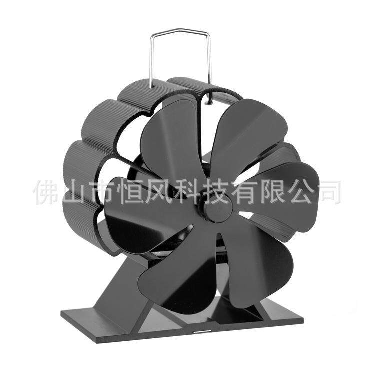 热动力壁炉风扇真火燃木壁炉扇4叶5叶6叶7叶取暖炉煤油炉风扇迷你