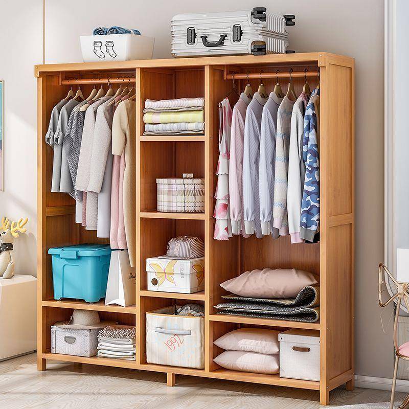 衣柜卧室家用收纳简易组装衣服收纳盒放衣柜出租房用分层隔板衣橱