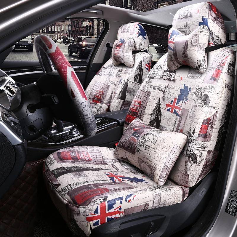 五座专车舒适专用英伦系列汽车坐垫全包围四季通用耐磨皮革座椅套