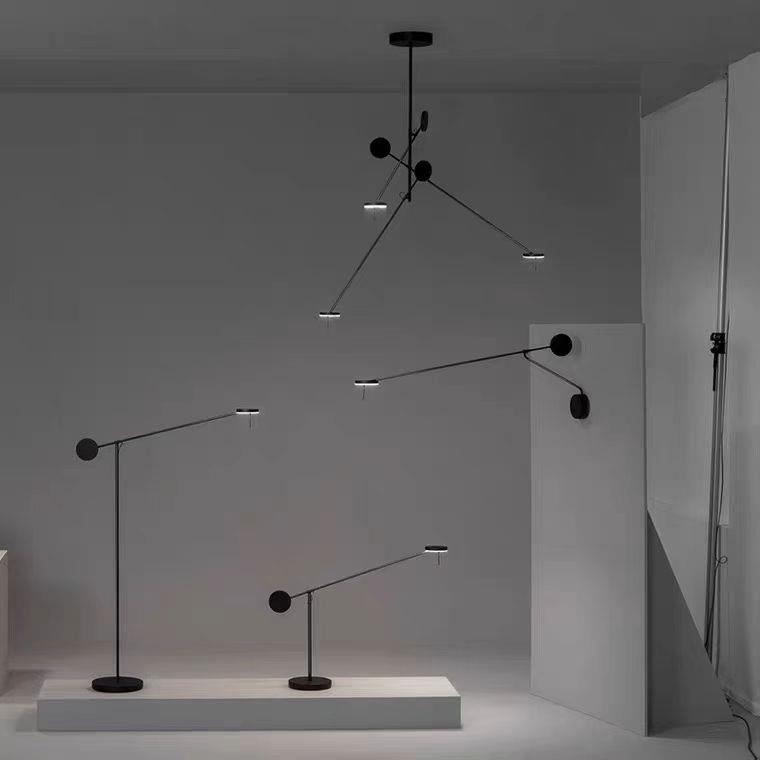 组合简约设计师沙发氛圍落地灯现代客厅书房室內商品场景展示