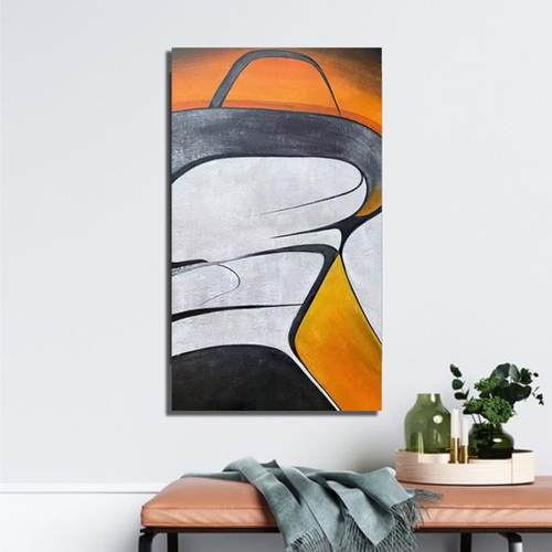 新款热纯手绘油画墙壁画公寓装饰客厅艺术挂画装饰包画框画板画架