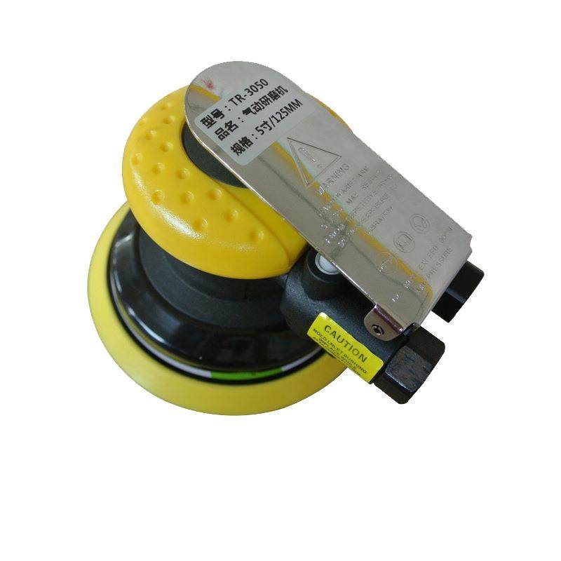 TR-3050气动研磨机5寸圆盘砂纸机气动打磨机吸尘式牛仔抛光机