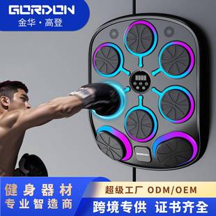 高登音乐拳击墙靶家用智能八靶位电子拳击机训练器音乐拳击机