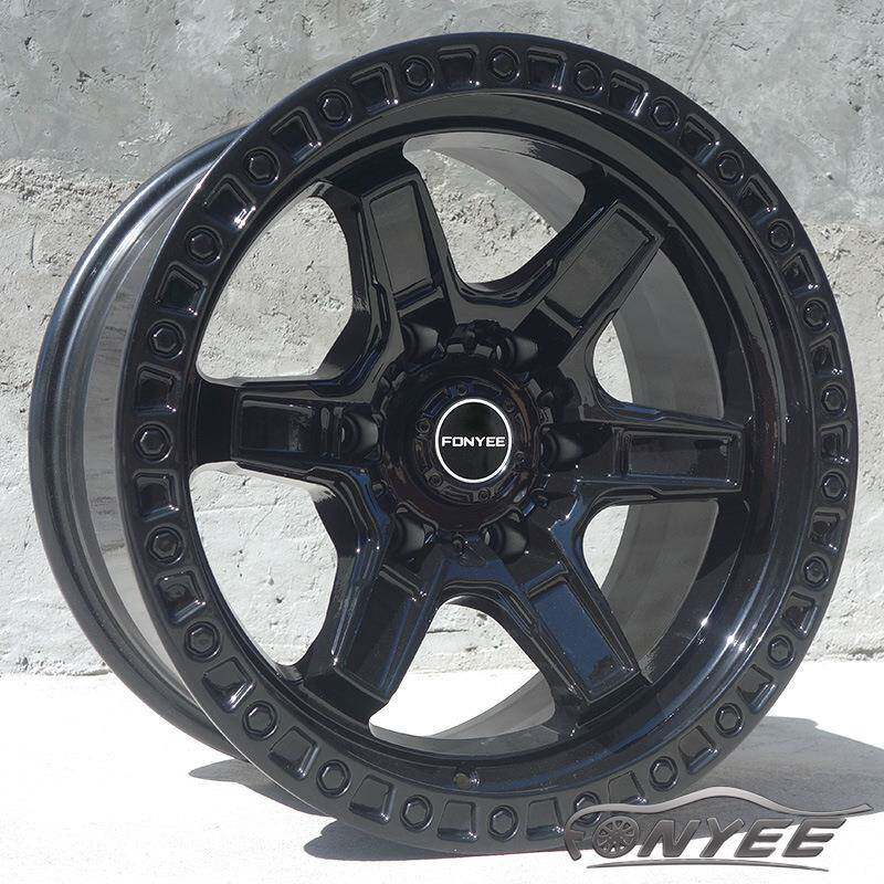 17寸汽车轮毂改装越野钢圈适用坦克300北京BJ40长城炮普拉多风翼