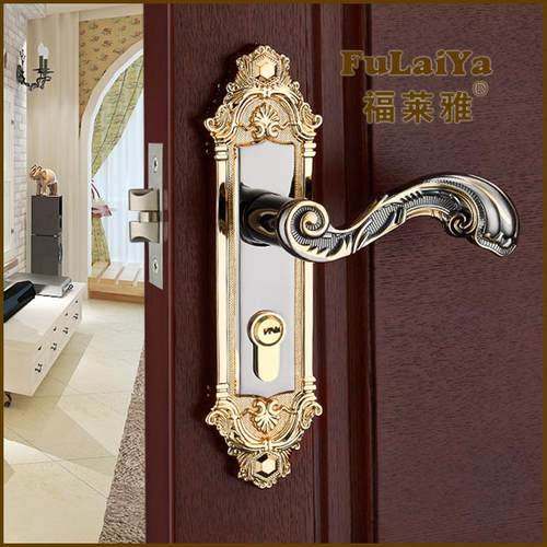 直销锁具锌合金锁具F3020钛黑金锌合金锁具门锁现货热销