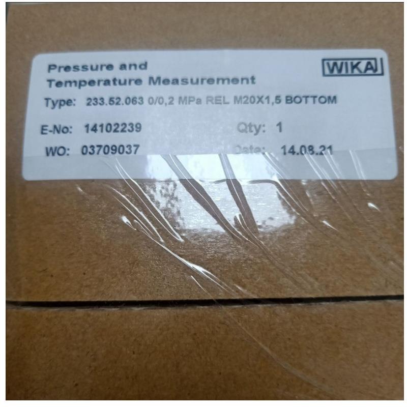 WIKA威卡SF6密度继电器233.52.0630/0.2MPa14102239