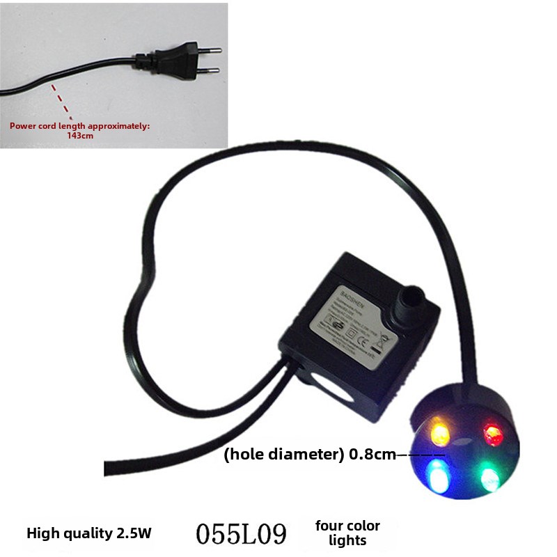 假山盆景鱼缸水泵喷泉池循环鱼池水泵潜水泵