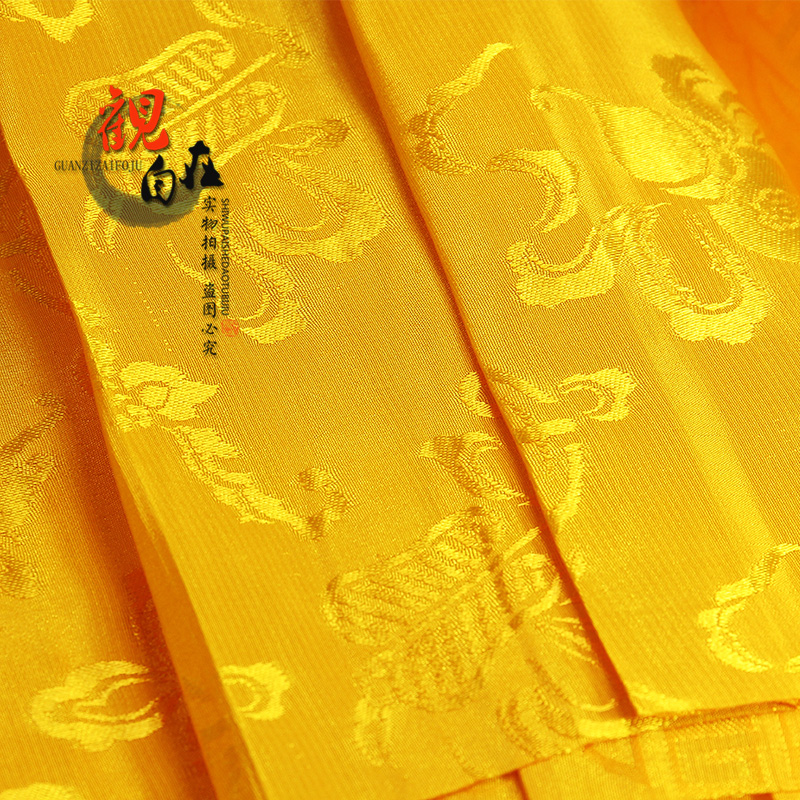 帷幔装饰布料墙围挂帘桌围黄色普玛 5米