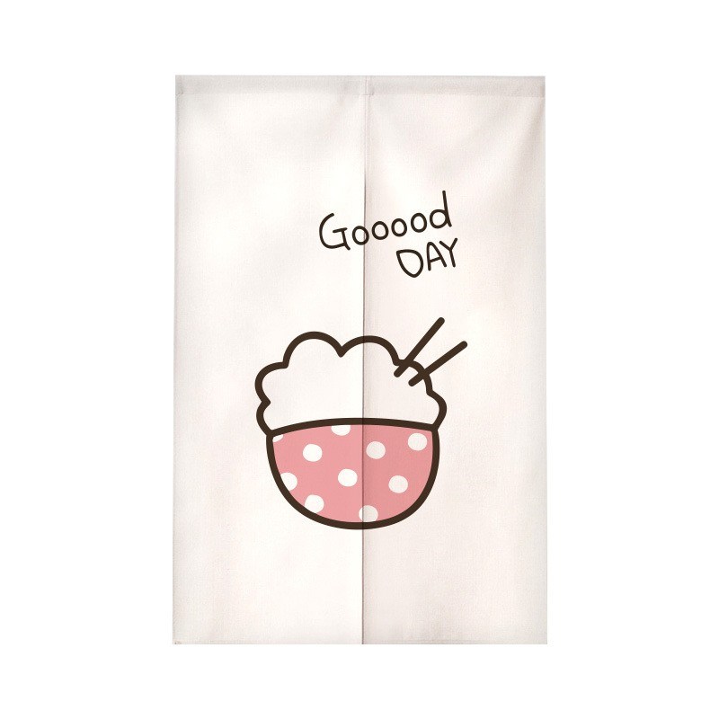 日式厨房三角旗帘ns风门帘装饰帘子烘焙蛋糕店商用自粘短帘