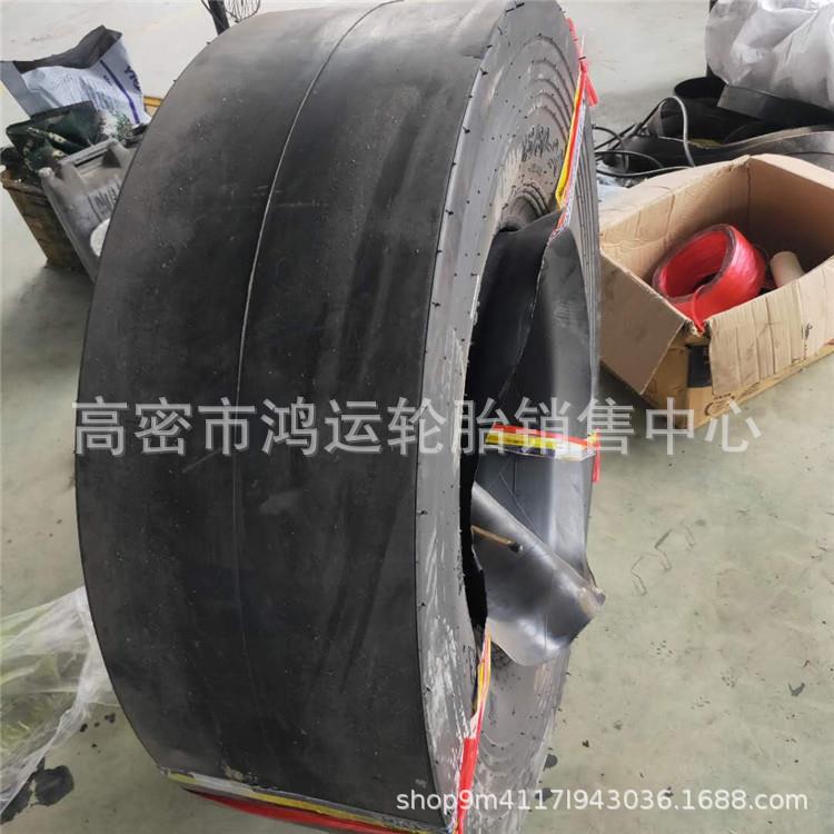 现货供应13/80-20光面C-1压路机轮胎光板车轮胎11.00-20 14/70-20