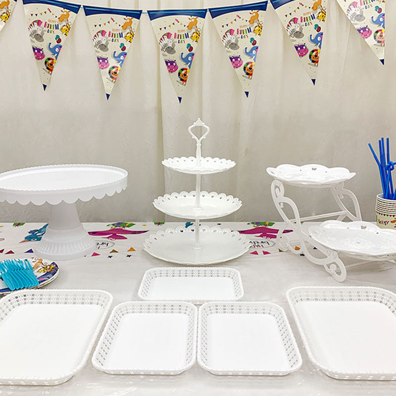 周岁蛋糕托盘摆台满月甜品台装饰道具布置摆件点心展示架