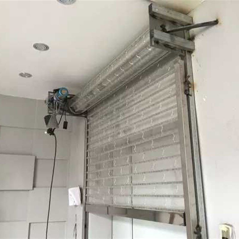 防盗电动透明卷闸门卷帘门商场卷拉门店铺商铺拉闸门定做P