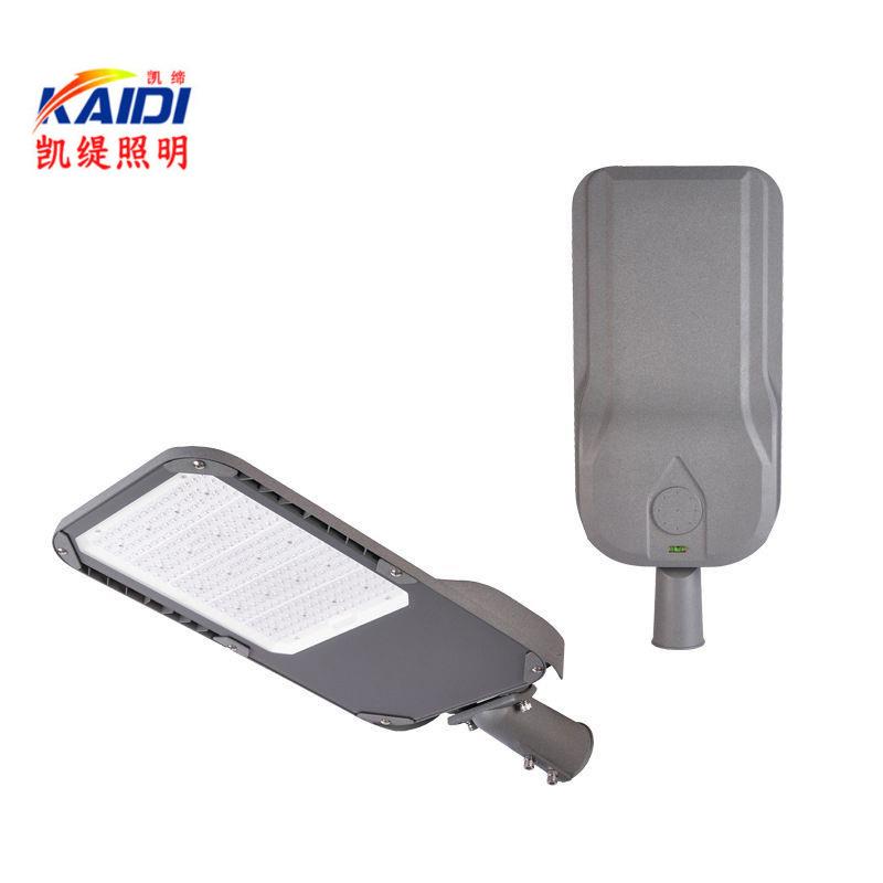 LED路灯头工程外贸可调节200W压铸铝光控7针NEMA接头街道灯