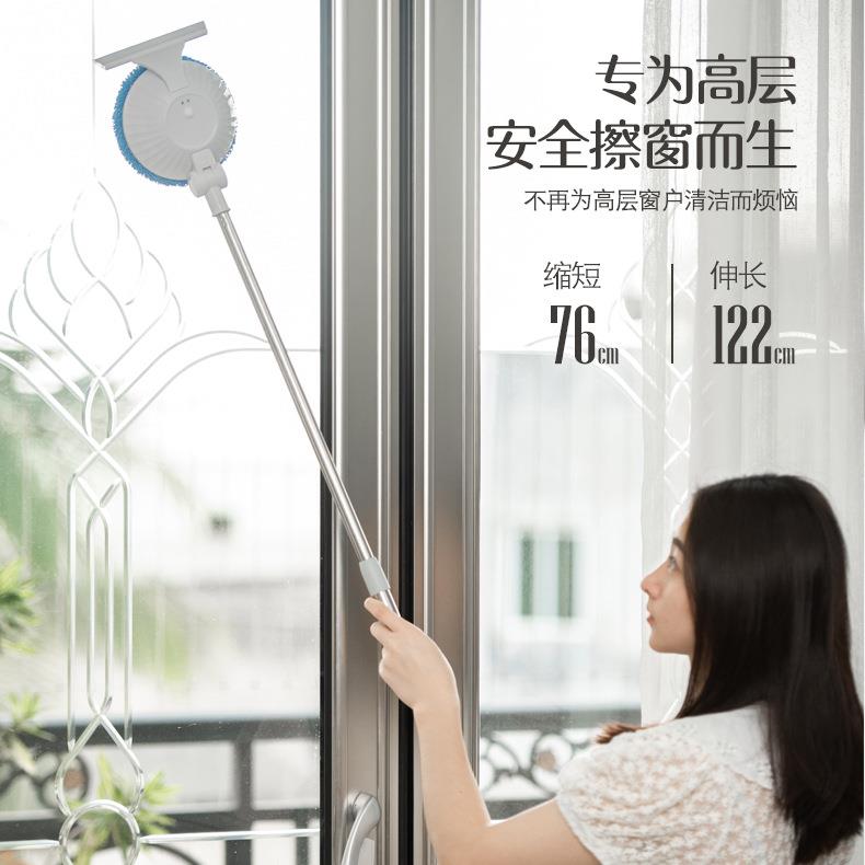 二代无线电动高空擦窗器清洁刮水多功能电动铲擦擦玻璃机