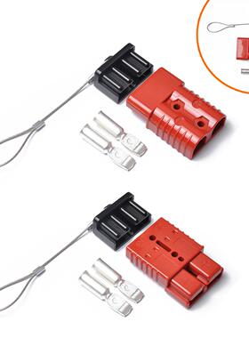 畅销红色叉车175A600V连接器插头双极电源连接器(2套装)