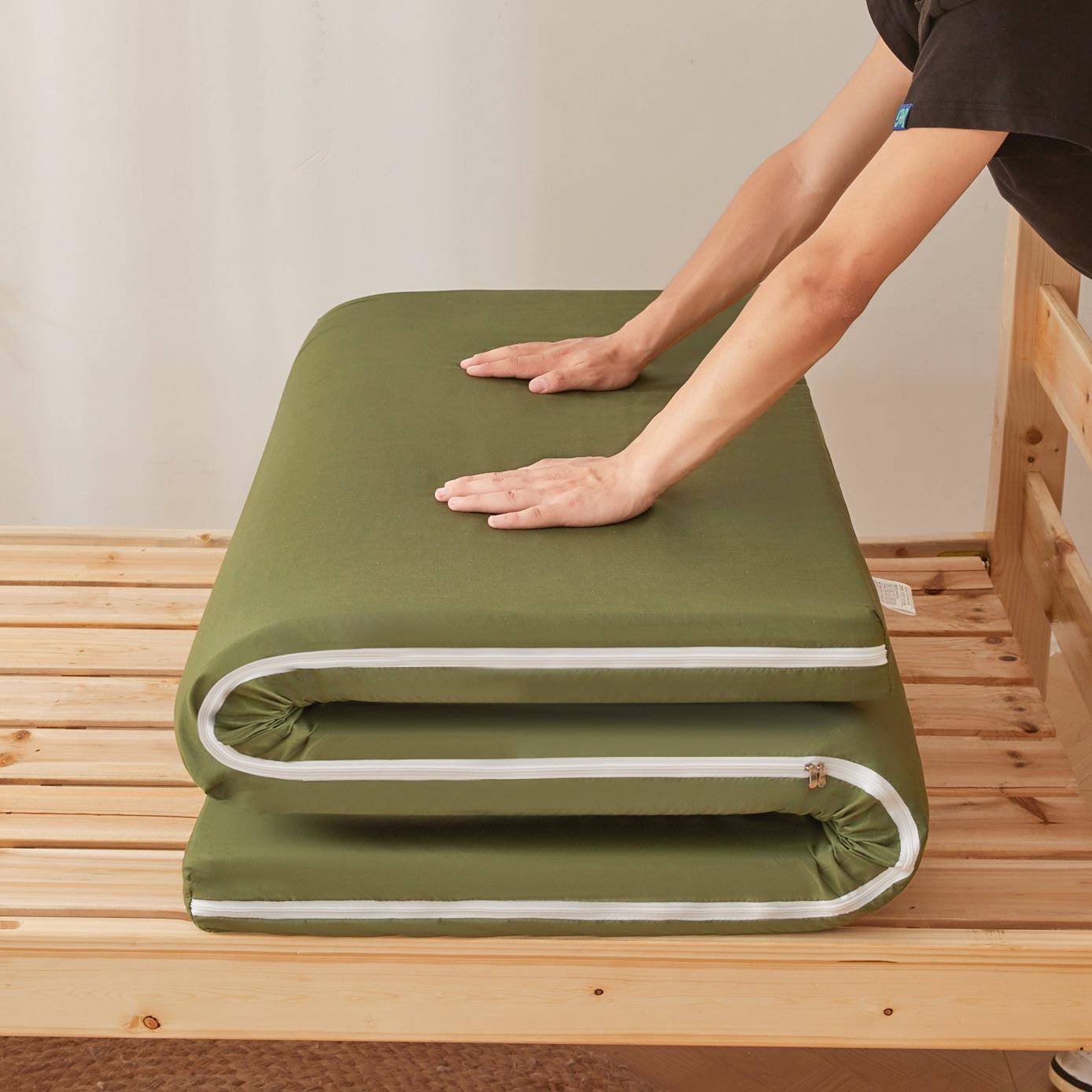 可拆洗海绵床垫学生宿舍榻榻米记忆棉床褥铺垫子可折叠单双人