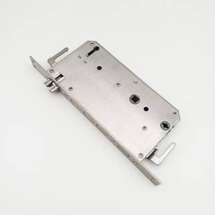 240指纹锁全钢锁体下把手锁体防盗门6054锁体零售