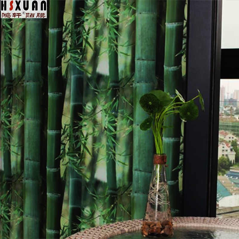 彩绘玻璃贴膜窗户贴纸卫生间窗花纸贴窗纸全遮光玻璃贴纸不透明