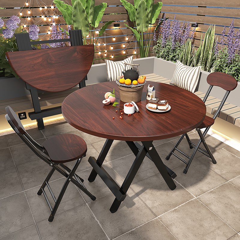 折叠茶几桌客厅家用阳台矮桌子户外出租屋靠边站餐桌简易边几角几