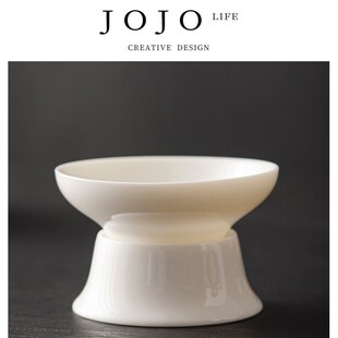 S . P.紫泉涧.白瓷茶漏茶滤白瓷茶叶过滤网公道杯  强梁