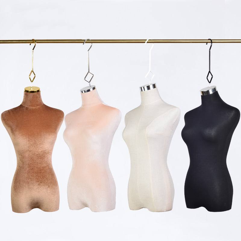 悬挂婚纱女模特悬空展示架道具半身吊模店橱窗吊假人