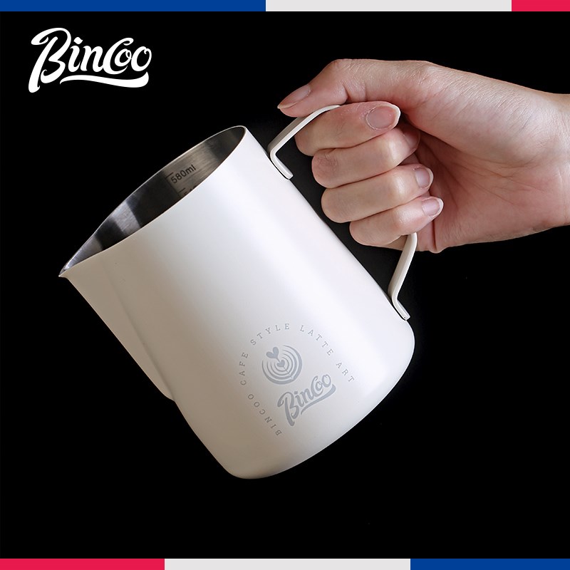 bno打奶缸尖嘴拉花缸圆嘴刻度专业咖啡拉花杯0