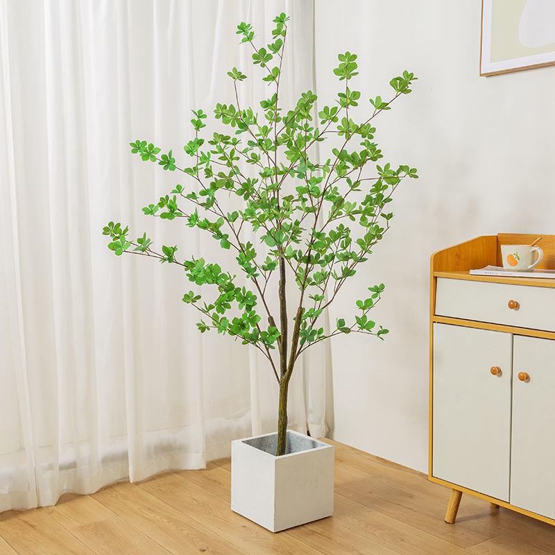 【折扣价】假绿植仿真摆件吊钟植物盆栽室内客厅装饰大型落地树盆