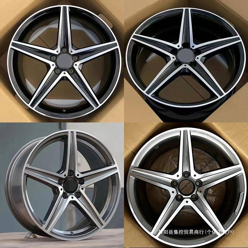 适用奔驰C260l锻造轮毂C200lE260E300A180AMG钢圈17/18寸集控