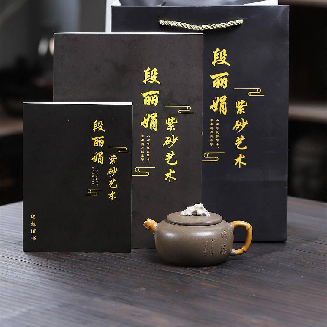 太湖石清逸宜兴紫砂壶原矿青灰段名家手制精美紫砂茶壶直销