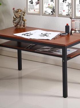 创梦22L2801书法桌家用绘画桌写毛笔字书法专用桌双层电脑桌书桌