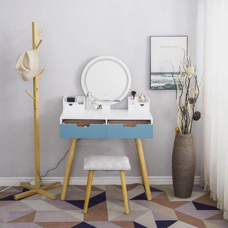 梳妆台轻奢极简家用感卧室现代简约化妆桌小户型化妆台收纳柜,3C数码配件,USB灯,淘宝优惠券,粉丝福利购,淘宝优惠卷