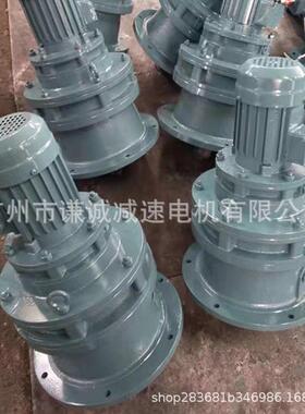 国茂国贸/浩然/常武摆线针轮减速机立式XLED95-391-5.5带循环油泵