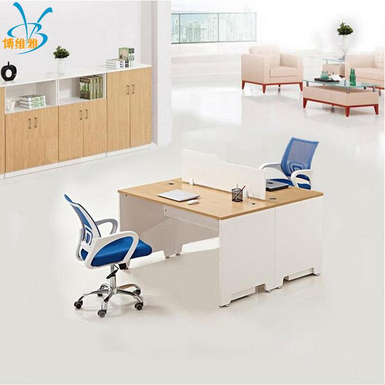 屏风办公桌职员桌员工桌员工位工作位电脑桌卡座干字型4人位