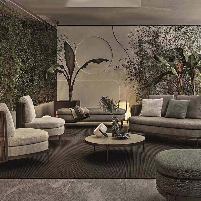 户外藤沙发庭院防水防晒花园阳台休闲沙发茶几组合露天藤编椅家具,3C数码配件,USB灯,淘宝优惠券,粉丝福利购,淘宝优惠卷