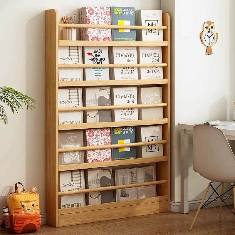 门后储物架实木书架家用卧室置物架靠墙落地多层收纳壁挂儿童书柜,3C数码配件,USB灯,淘宝优惠券,粉丝福利购,淘宝优惠卷