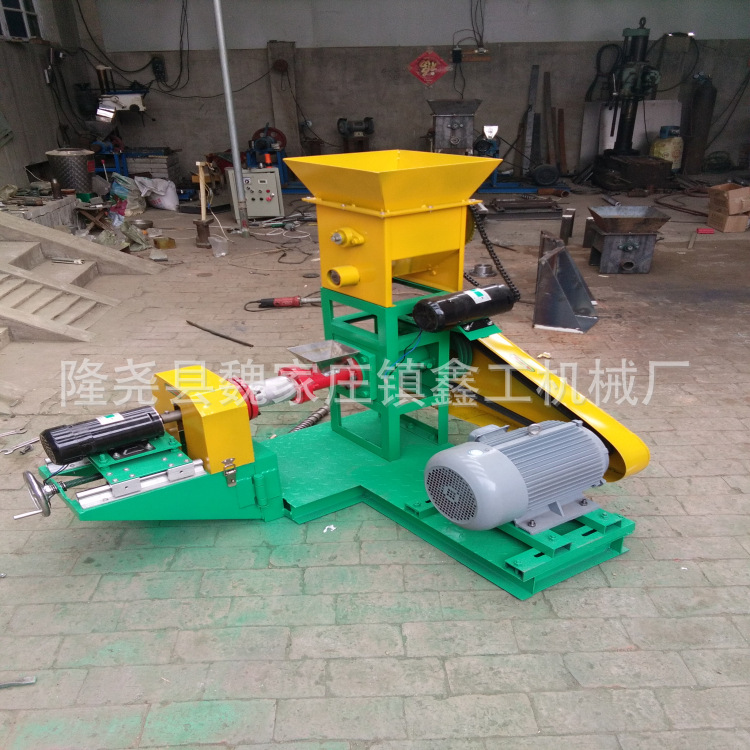 DGP-40型家用两相电狗粮机 猫粮饲料膨化机 鱼青蛙牛蛙颗粒膨化机