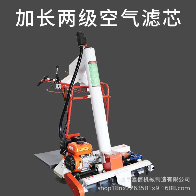 双出口收谷装袋机新款家用全自动晒场收粮食稻谷马路吸粮机