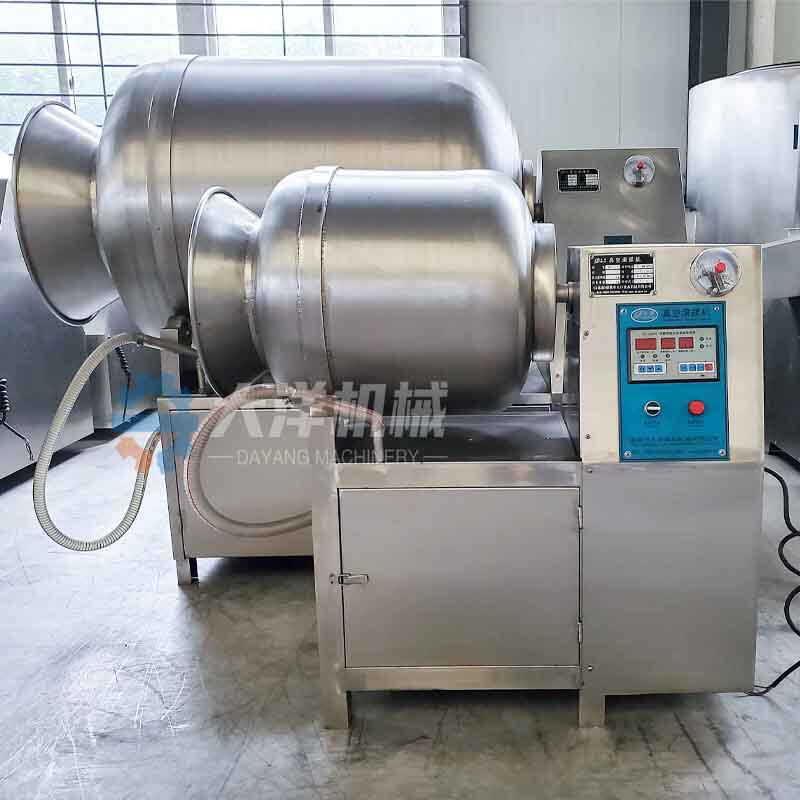 真空滚揉机可调速型鸡块滚揉设备鲅鱼入味机商用变频式鸡腿滚揉机