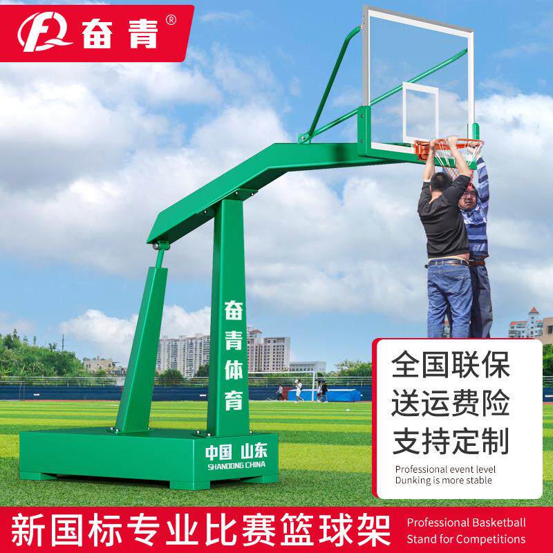 篮球架标准成人户外移动室外篮球架家用成年训练升降锥体蓝球架