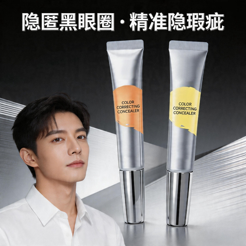 双色修遮瑕液隐匿黑眼圈控油扒脸精准隐瑕疵水润粉感眼部遮瑕膏