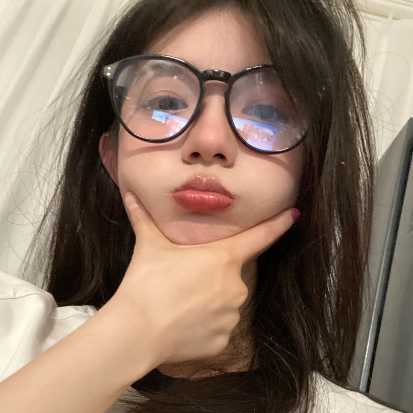 超轻圆框女近视眼镜专业配镜显小脸学生有度数网红素颜平光眼睛镜