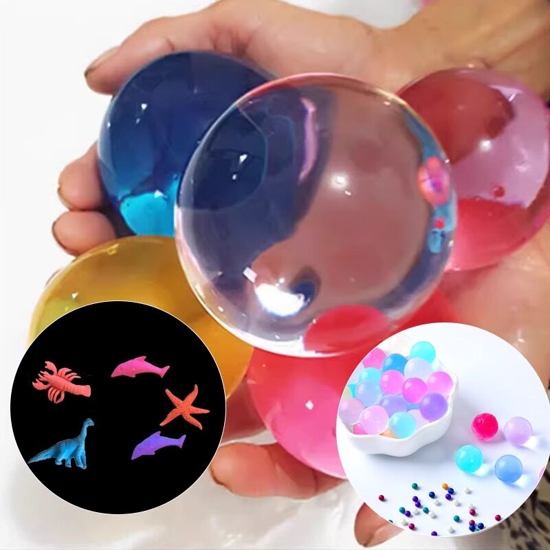 水晶宝宝吸水珠水晶海绵宝宝泡大珠海洋球龙珠水精灵水培植物营养